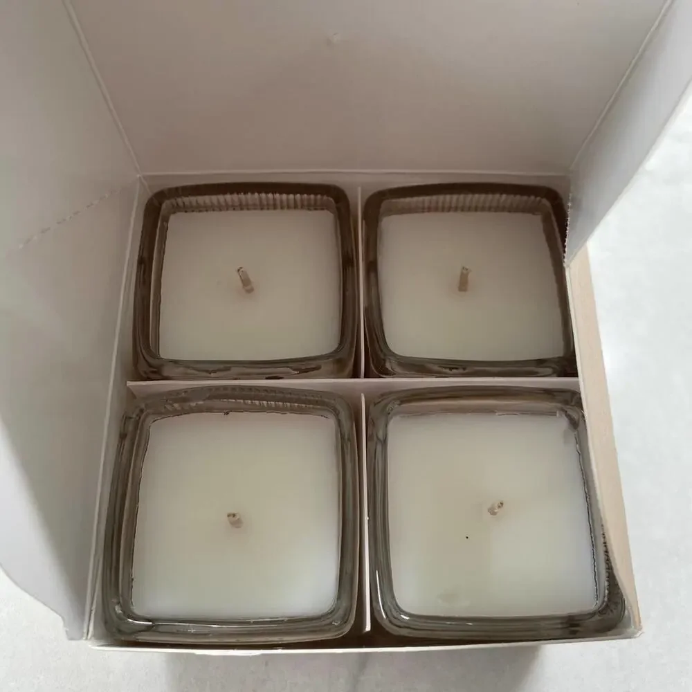 Aquiesse Boardwalk Set of 4 Votive Luxury Candles 2 oz ea NEW